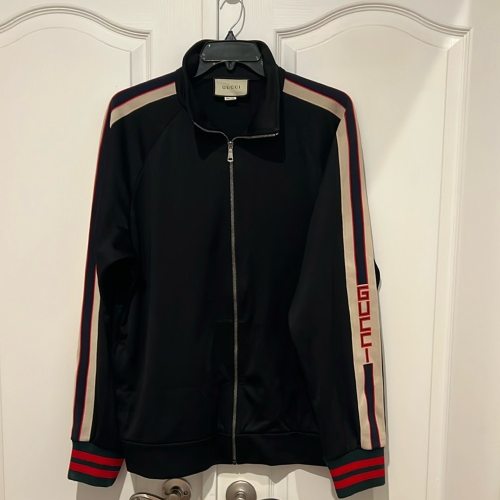 Gucci Black Zip-Up Jacket
